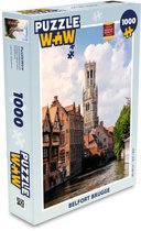 Puzzel Belfort Brugge - Legpuzzel - Puzzel 1000 stukjes volwassenen