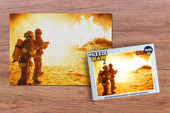 Puzzle Pompiers en exercice - Puzzles - Puzzle 1000 pièces adultes | bol.com