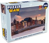 Puzzel Half Penny Bridge tijdens zonsondergang - Legpuzzel - Puzzel 1000 stukjes volwassenen