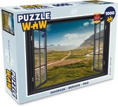Puzzel Doorkijk - Berg - Pad - Legpuzzel - Puzzel 1000 stukjes volwassenen