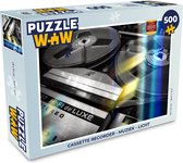 Puzzel Cassette recorder - Muziek - Licht - Legpuzzel - Puzzel 500 stukjes