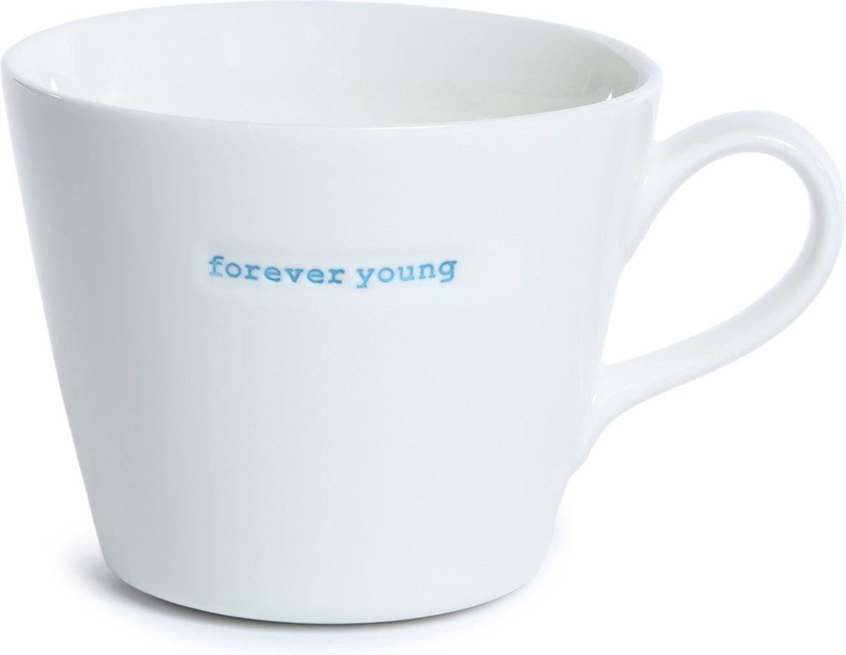 Keith Brymer Jones Bucket mug - Beker - 350ml - forever young -