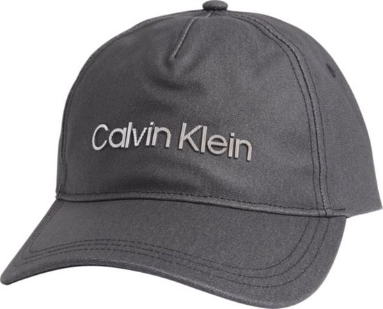 Calvin Klein - Coated rtw branding black cap - heren