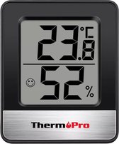 Digitaal Weerstation - Luchtvochtigheidsmeter - Zwart - Thermometer voor Binnen