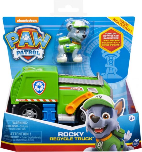PAW Patrol - Rocky - Vuilniswagen - Speelgoedauto