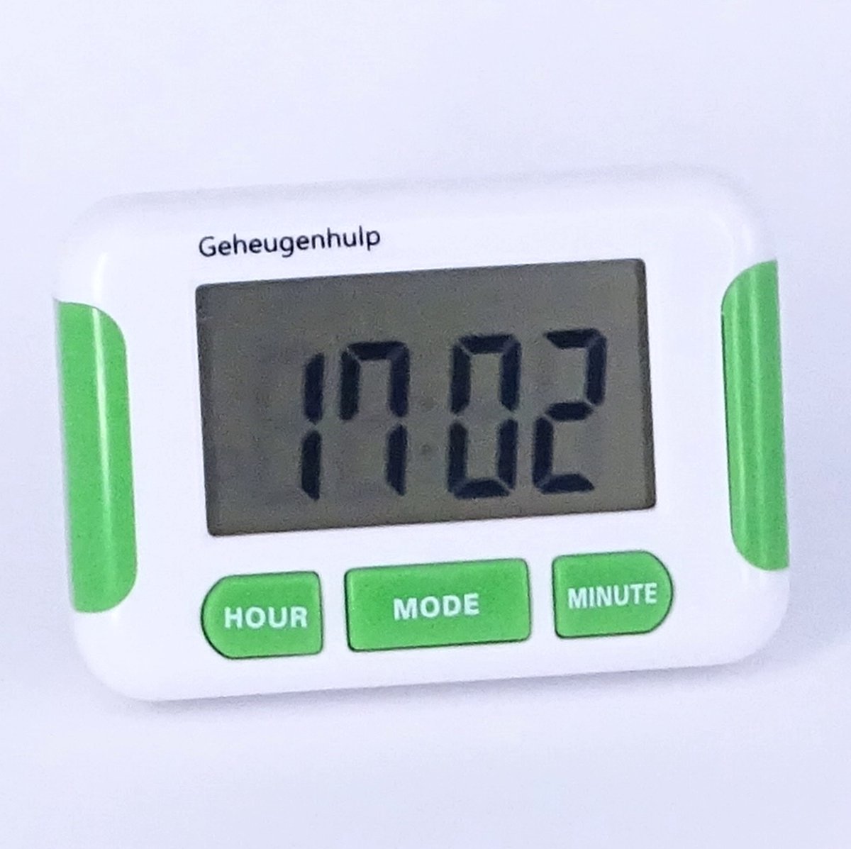 Medicijnalarm met 5 duidelijke alarmen - countdowntimer- groen