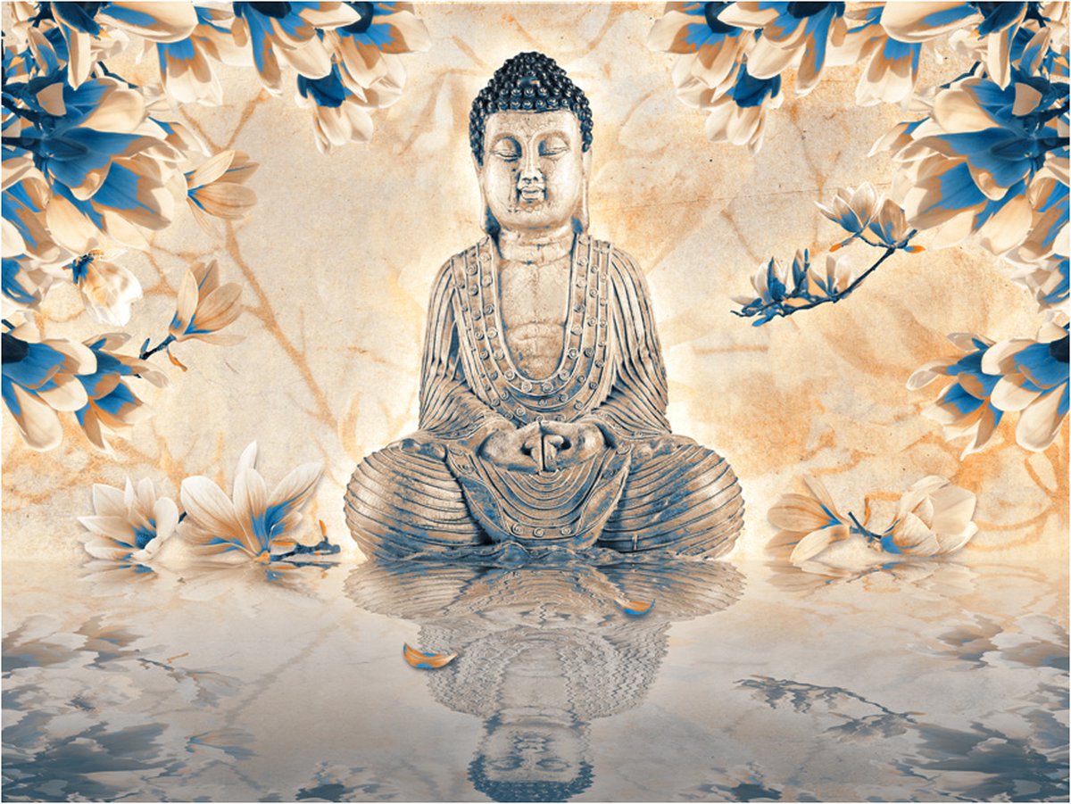 Fotobehang - Buddha of prosperity.