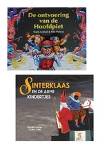 2x platenboek - Sinterklaas en de arme kindertjes - Ontvoering van de hoofdpiet