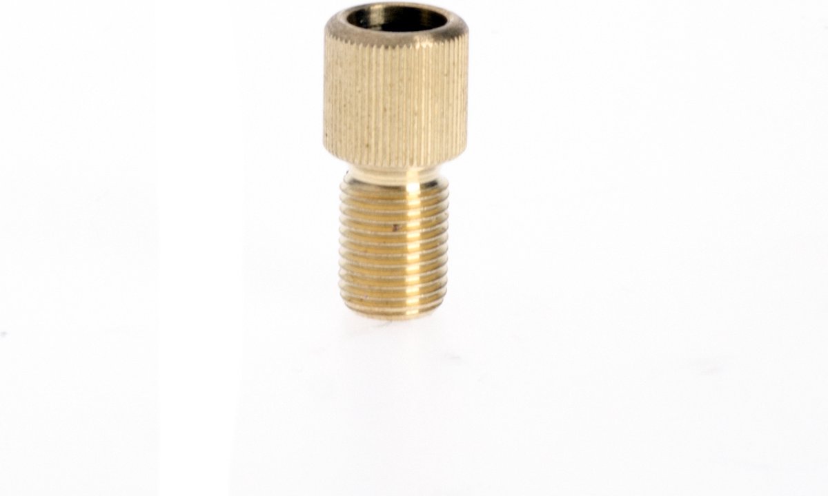 Pompdeel simson verloopnippel fietsauto 020507 - ZILVER