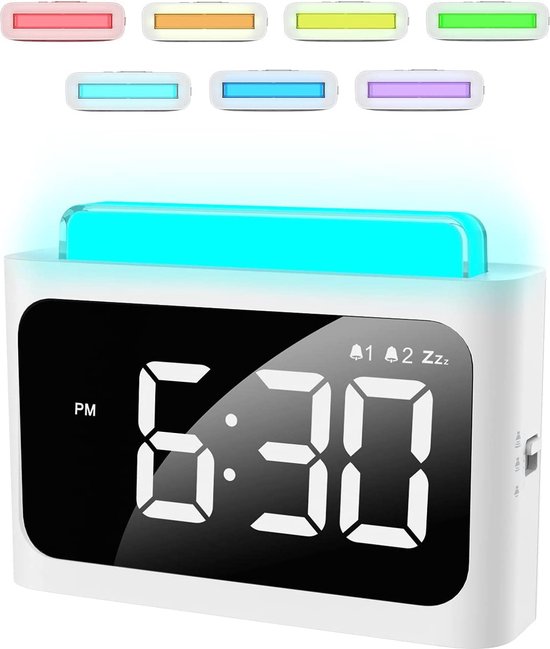 Digitale wekker digitale alarm wekker alarm clock duurzaam bol