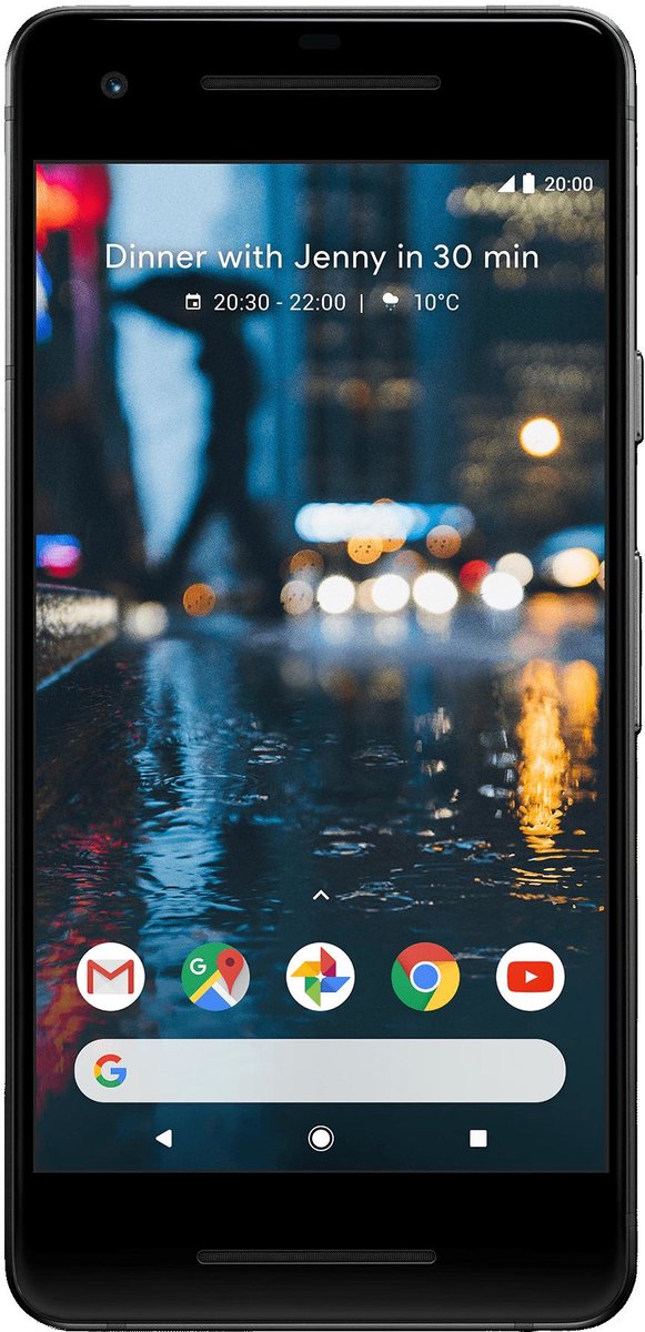 kkk pixel×2 Google Pixel 2 - 64GB - Zwart - Stock Android - Waterdicht | bol