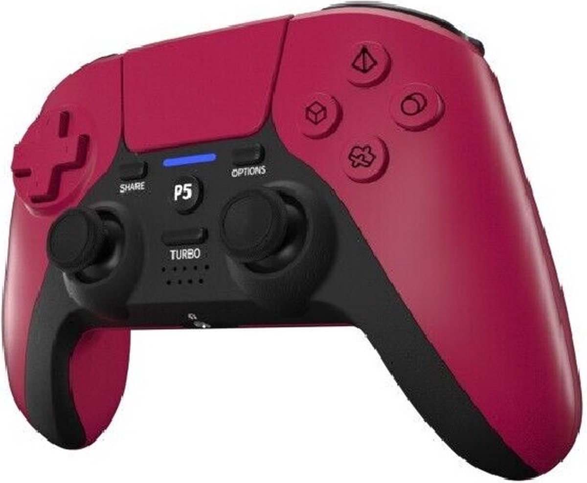 Manette de jeu - Joystick - Convient pour : Playstation 5 / PS5 - Rouge |  bol.com
