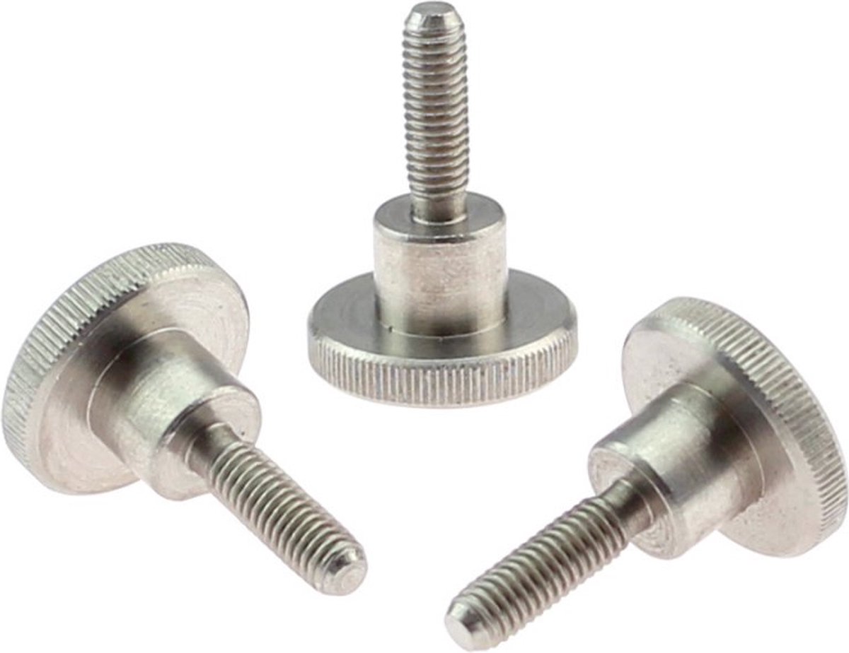 (2 STUKS) M6X25 KARTELSCHROEF HOOG MODEL (RVS-A1/A2) (14305) DIN 464