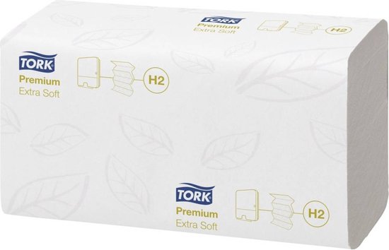 Tork handdoekpapier intervouw super-soft 2-laags 2100 vel - Tork