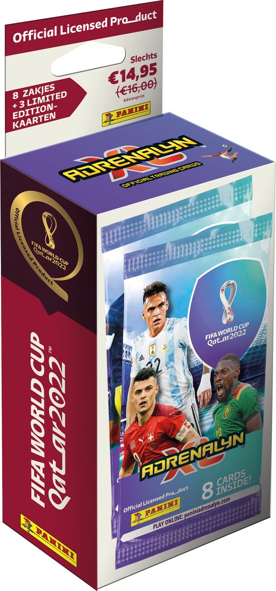 Panini - FIFA World Cup Qatar 2022 Adrenalyn XL - Eco Blister Pack  - Voetbalplaatjes - Panini