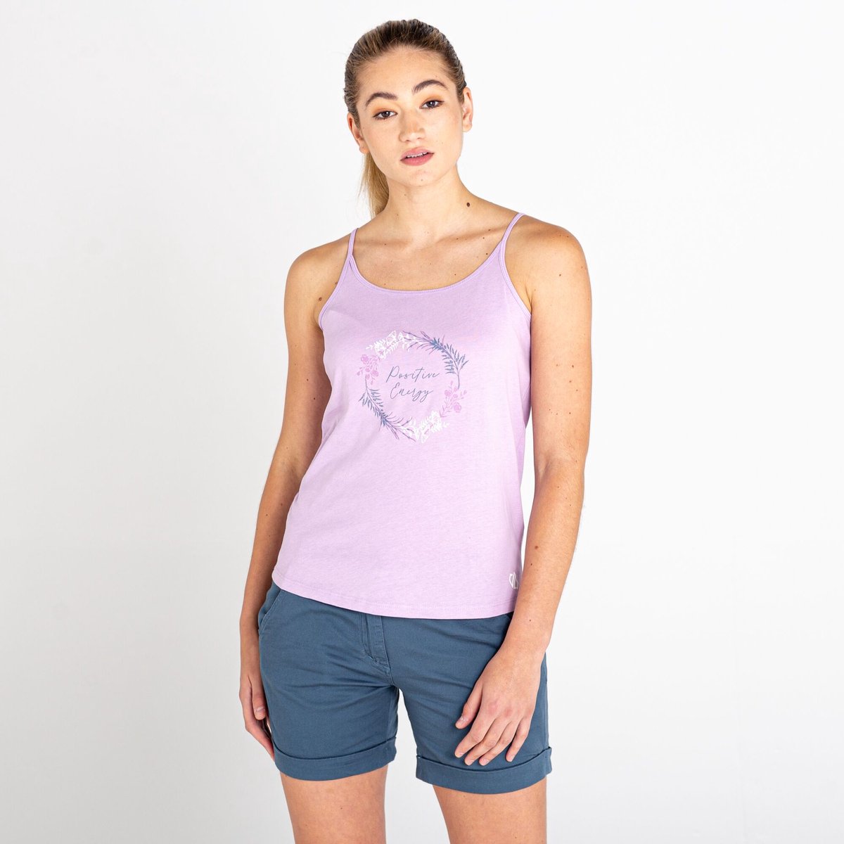 Het Dare2B Free Climb II mouwloze vest dames grafisch Vaalpaars Purper