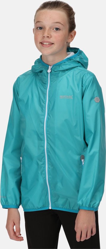 Regatta Lever II Waterproof Packable Hiking Jacket With Hood - Veste d'extérieur - Enfants - Turquoise
