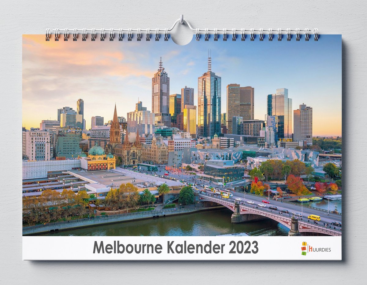 Melbourne kalender 2023 | 35x24 cm | jaarkalender 2023 | Wandkalender 2023