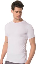 2 Pack Duurzaam T-shirt - 100% Katoen - Wit - Maat XL