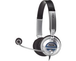 NGS MSX6Pro Headset – Grijs/Blauw – Koptelefoon – Microfoon – Hoofdtelefoon