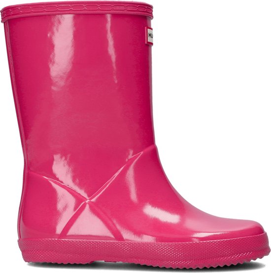 Hunter - Bottes de pluie pour femmes pour enfants - Kids first classic - Gloss - Rose - taille 22EU