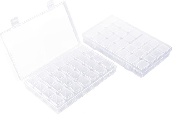 Boîte de tri – Peinture de diamants Opbergbox 28 compartiments – Boîte de rangement