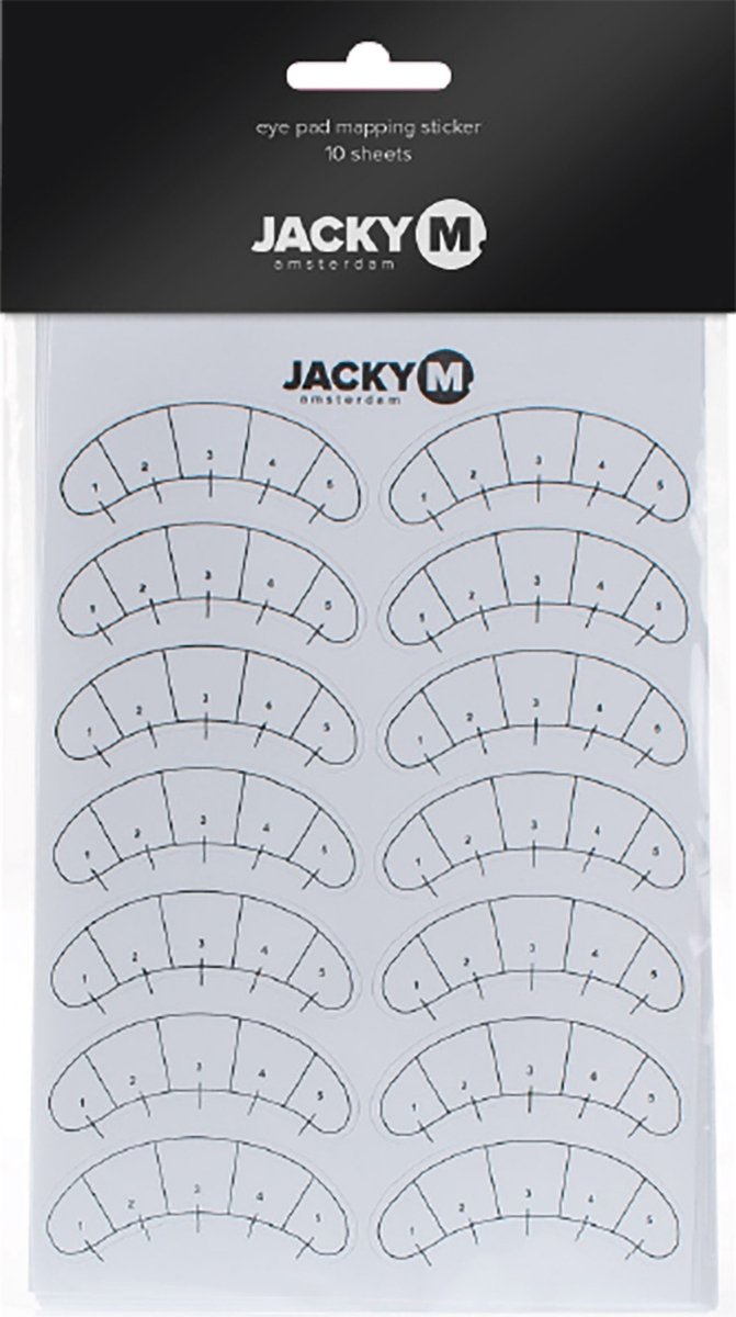 Jacky M Eye Pad Mapping Stickers