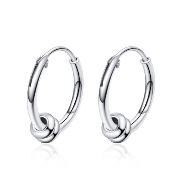 Oorringen - zilveren oorbellen - dames oorbellen - zilverkleurig - cadeau voor vrouw - Liefs Jade