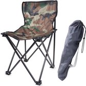 Bol.com Kleine reisvisstoel met camouflageprint- Visstoel- Campingstoel- Camping- Caravan-Camper aanbieding