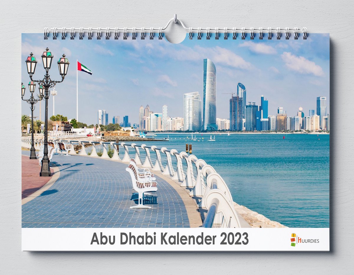 Abu Dhabi kalender 2023 | 35x24 cm | jaarkalender 2023 | Wandkalender 2023