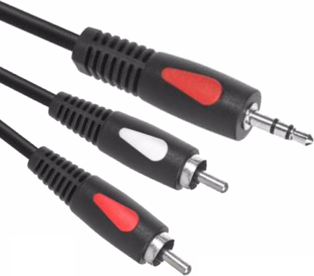 ProK Electronics CJACK024PA audio kabel 1,8 m 3.5mm 2 x RCA Zwart