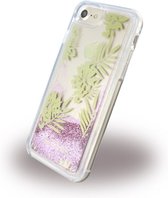 Guess Palm Spring Glitter Case - roze - voor iPhone 7/8