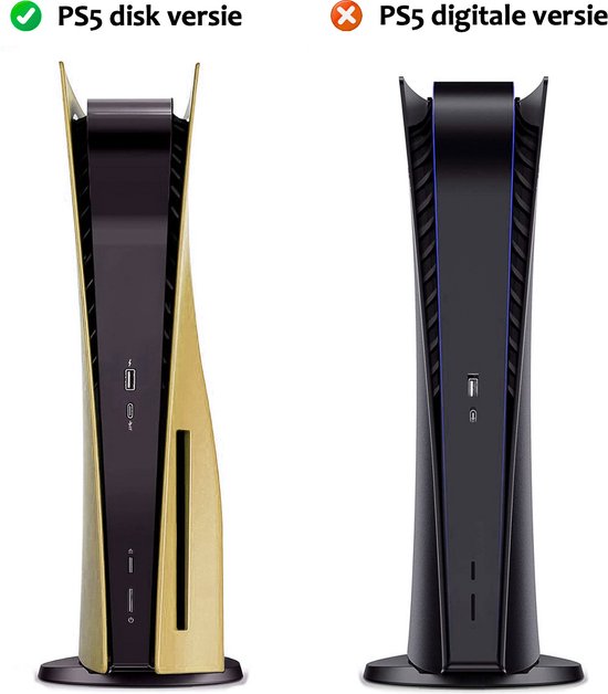 BELLAVITA PS5 Faceplate Disk Versie Goud Gold Disc Version