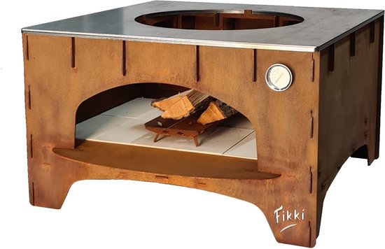 Fikki Level - pizza oven voor buiten van cortenstaal van Fikki — afbeelding 3