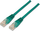 Câble réseau RJ45 Cat.6 UTP AWG24, vert, 3,0 mètres, 10/100/1000 Mbit/s