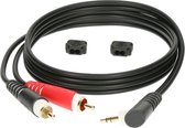 Klotz soundcard kabel Cinch 2m AY7A0200, 3,5 hoekjack - Invoerkabel