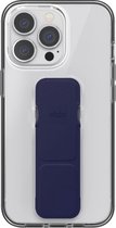 CLCKR Gripcase Clear Hardcase voor Apple iPhone 13 - Transparant / Blauw