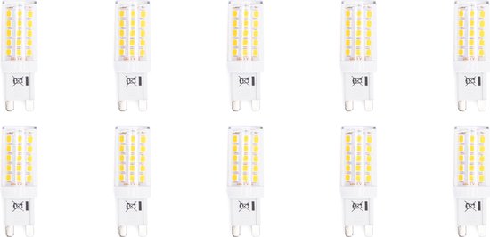 LED Lamp 10 Pack - Aigi - G9 Fitting - 3W - Warm Wit 3000K | Vervangt 32W