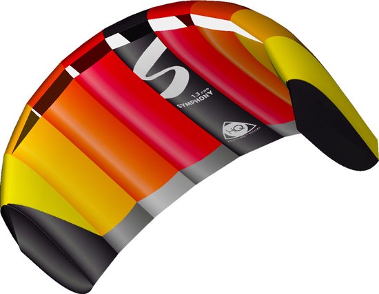 HQ-Invento Cerf-Volant Acrobatique BEBOP – 145x69 Cm, Débutant 8+, Fibre Verre, Nylon, Vents 14-38 Km/h