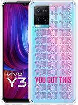Vivo Y33s Hoesje You Got This - Designed by Cazy