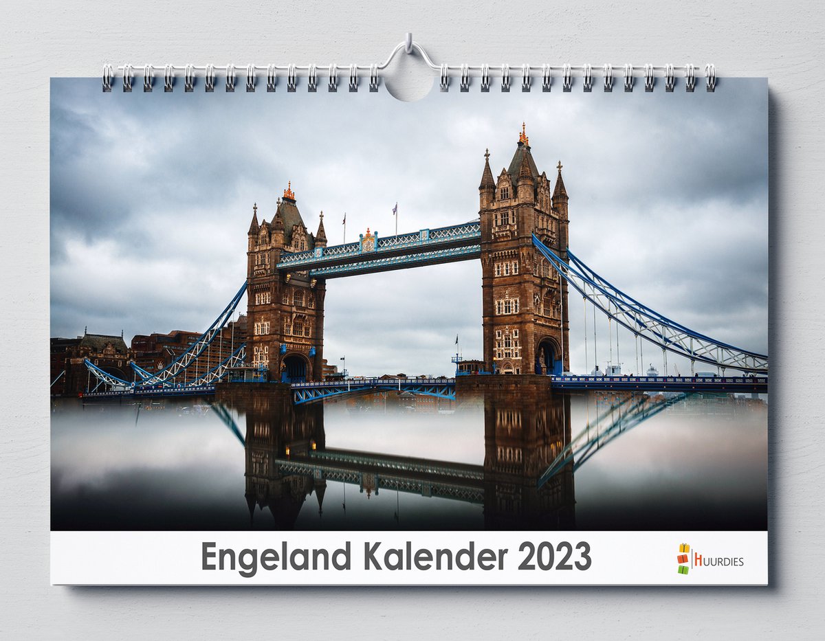 Engeland kalender 2023 | 35x24 cm | jaarkalender 2023 | Wandkalender 2023