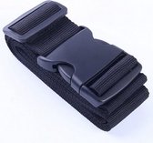 Allesvoordeliger kofferband strap - kofferriem - donkerblauw / extra stevig 150 cm / 2 stuks