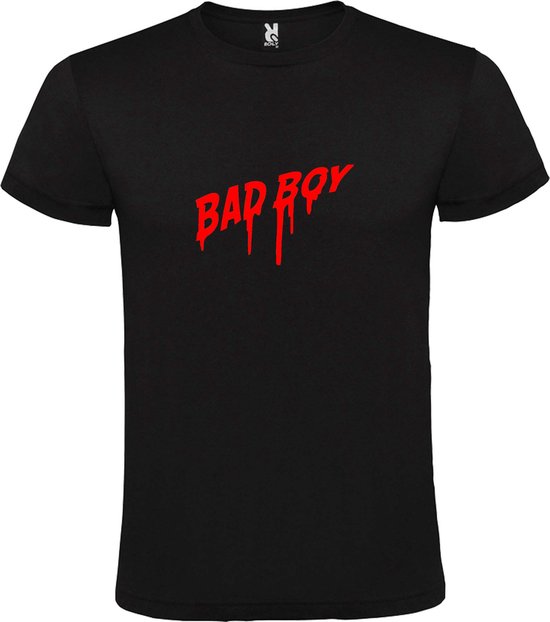 Zwart T-Shirt met “ BadBoy “ afbeelding Rood Size XXXXXL