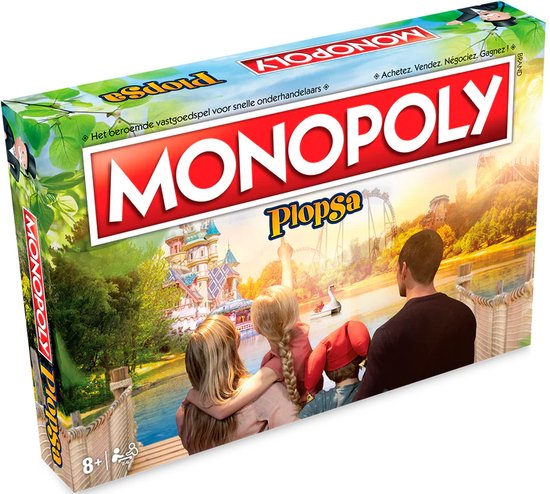 Thumbnail van een extra afbeelding van het spel Monopoly - 2 in 1 Bundel - Monopoly FC De Kampioenen - Monopoly Plopsa - 2 in 1