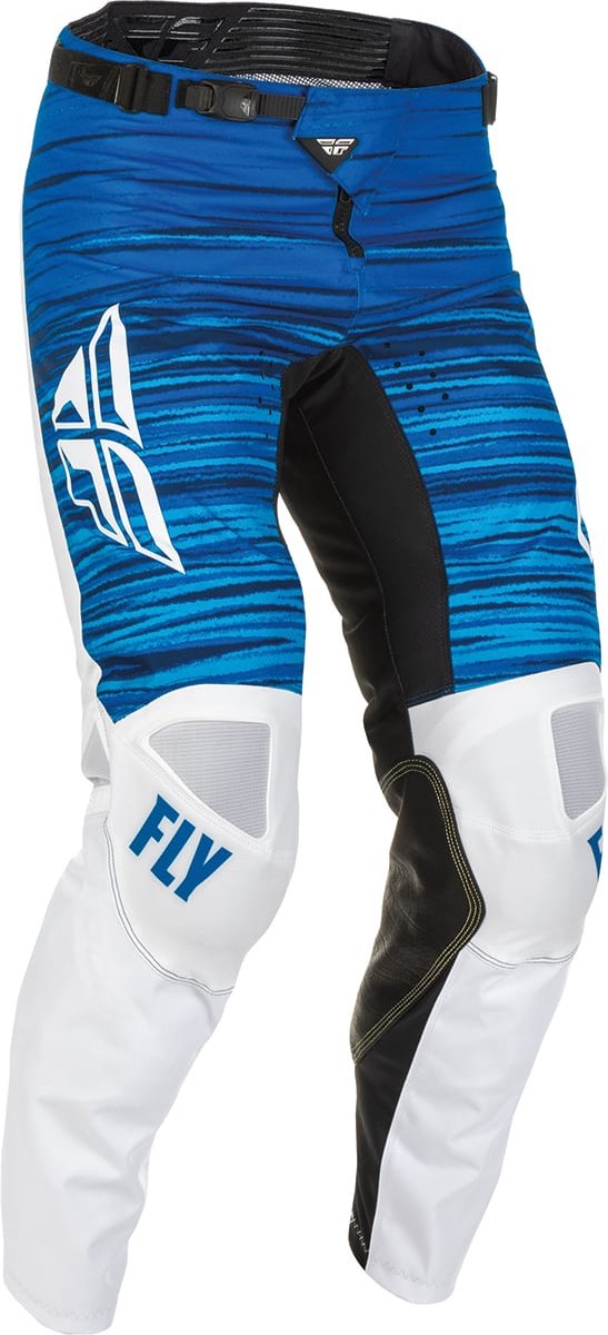 FLY Racing Kinetic Wave Pants White Blue 34