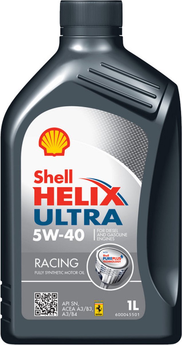Shell Helix Motorolie ultra racing 5w40 - 1l acea a3/b3