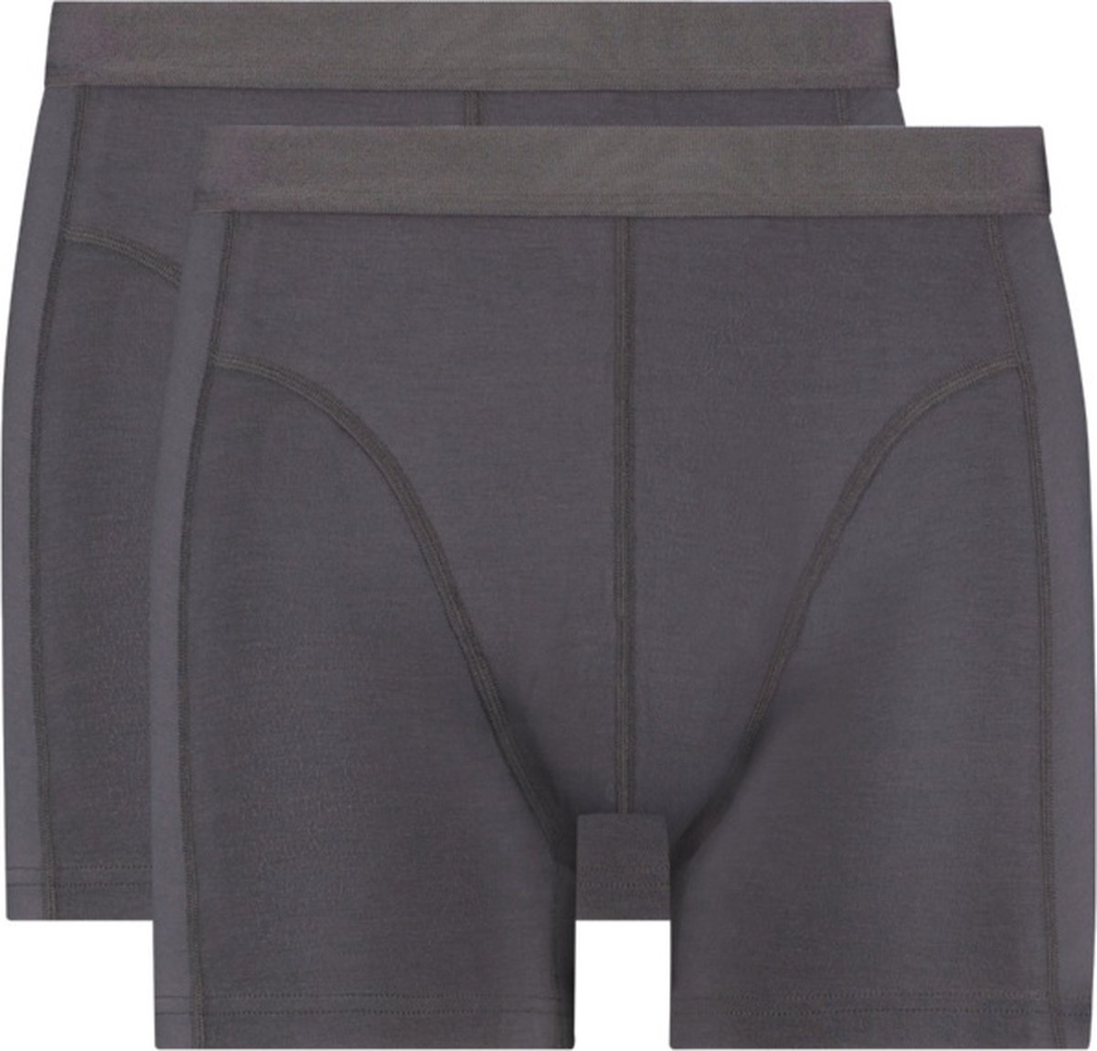 2-Pack Bamboe heren boxershort 30859 - Zacht bamboe heren ondergoed - Grijs / S