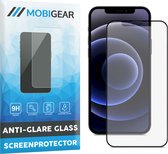 Mobigear Screenprotector geschikt voor Apple iPhone 12 Glazen | Mobigear Premium Screenprotector Anti-Glare - Case Friendly - Zwart