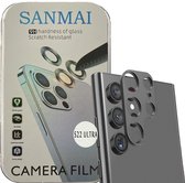 Metalen Camera Lens Protector Voor Samsung Galaxy S22Ultra Aluminium Camera Cover Frame zwart