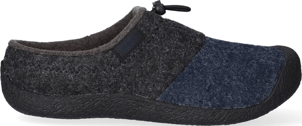KEEN Howser 3 Slide Pantoffels voor heren, grijs/zwart (Charcoal Grey Felt Black), 40 EU